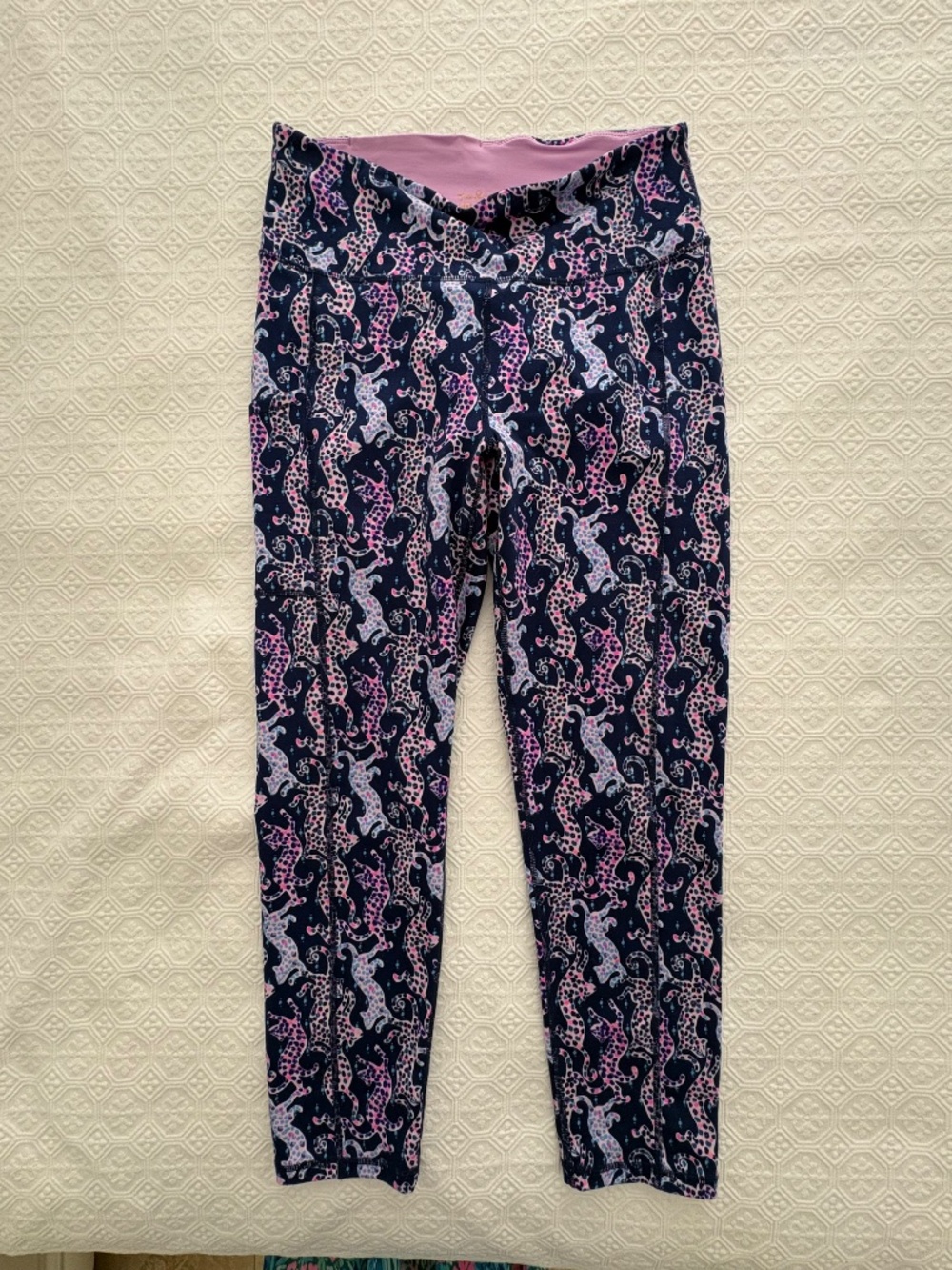 Lilly Pulitzer Weekender Powerstretch High Rise Midi Leggings Size Medium M